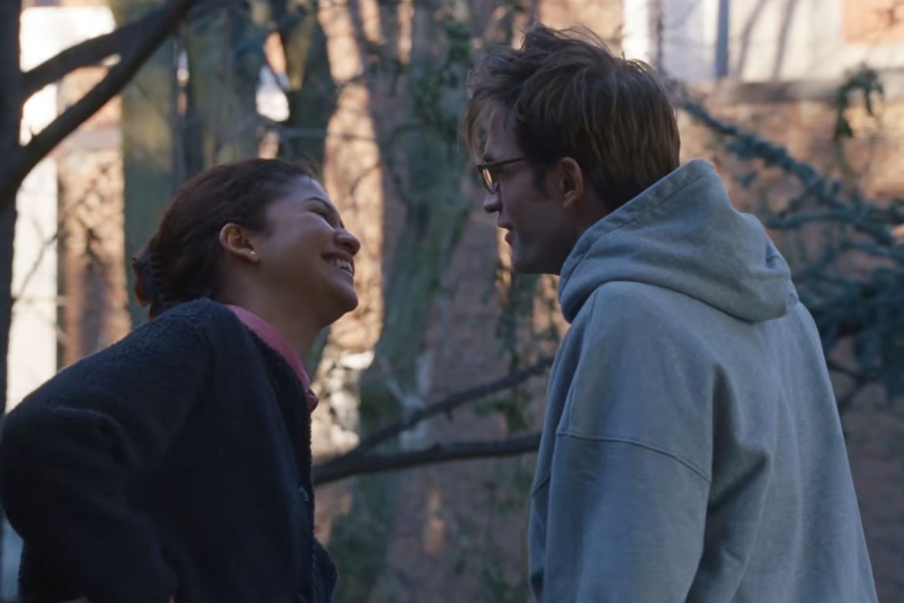 Zendaya y Robert Pattinson en "El drama". 