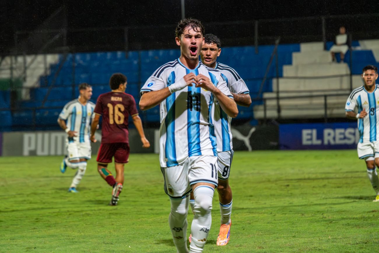Selección Argentina Sub 17 en el Sudamericano 2026.