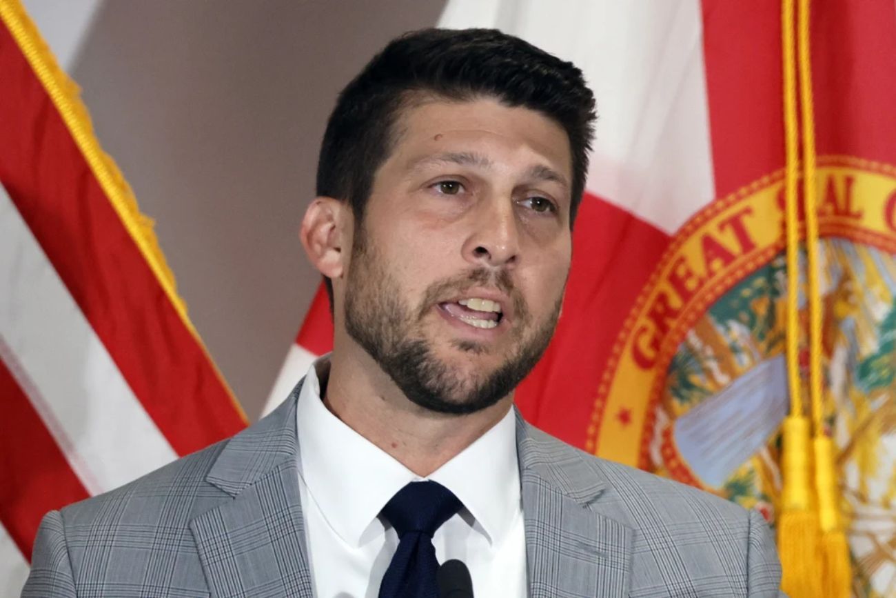 El fiscal general de Florida, James Uthmeier. (Gentileza NBC News)