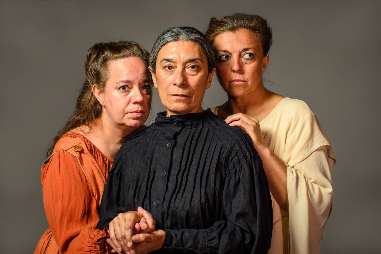 "Las siervas", obra que estrena el sábado. 