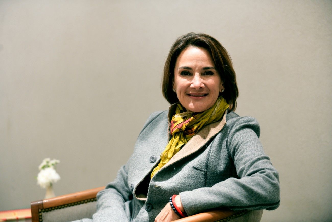 Jalila Carrillo Tabash, CEO Central & South America de DHL Express, pasó por Córdoba para reunirse con clientes y empresas. (Ramiro Pereyra / La Voz)