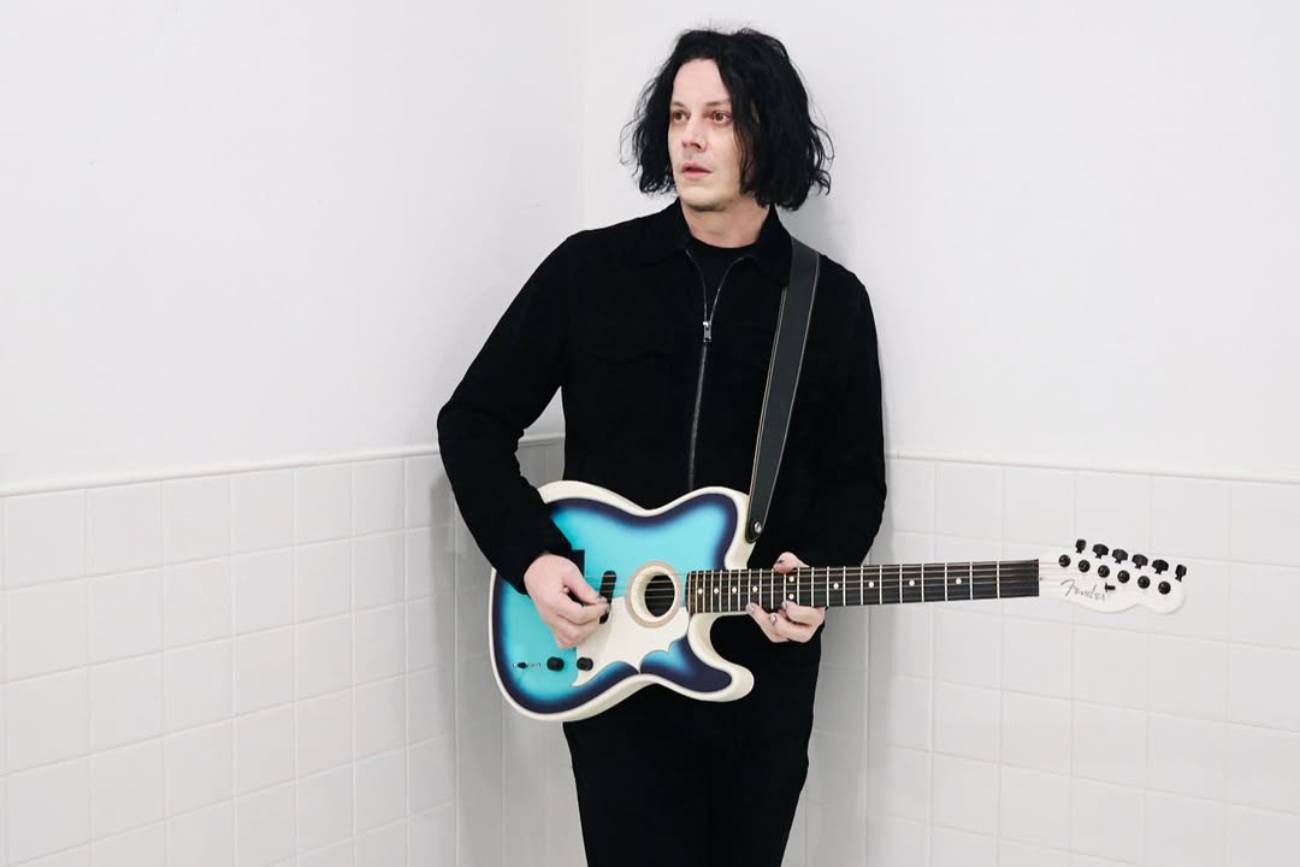 Jack White, a la hora del sol ardiente en el inminente Coachella. (Instagram @officialjackwhite)