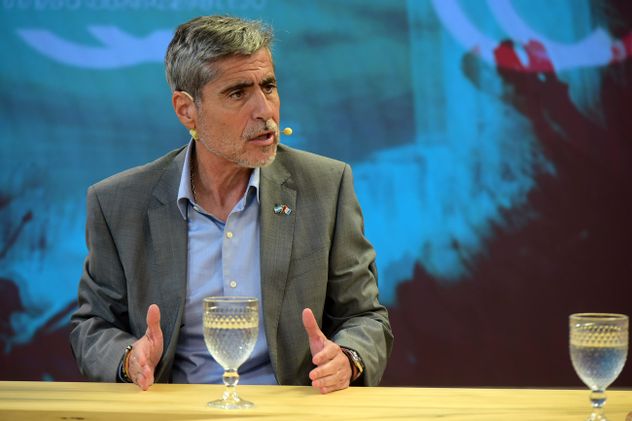 Juan Pablo Quinteros en el programa Voz y Voto. 