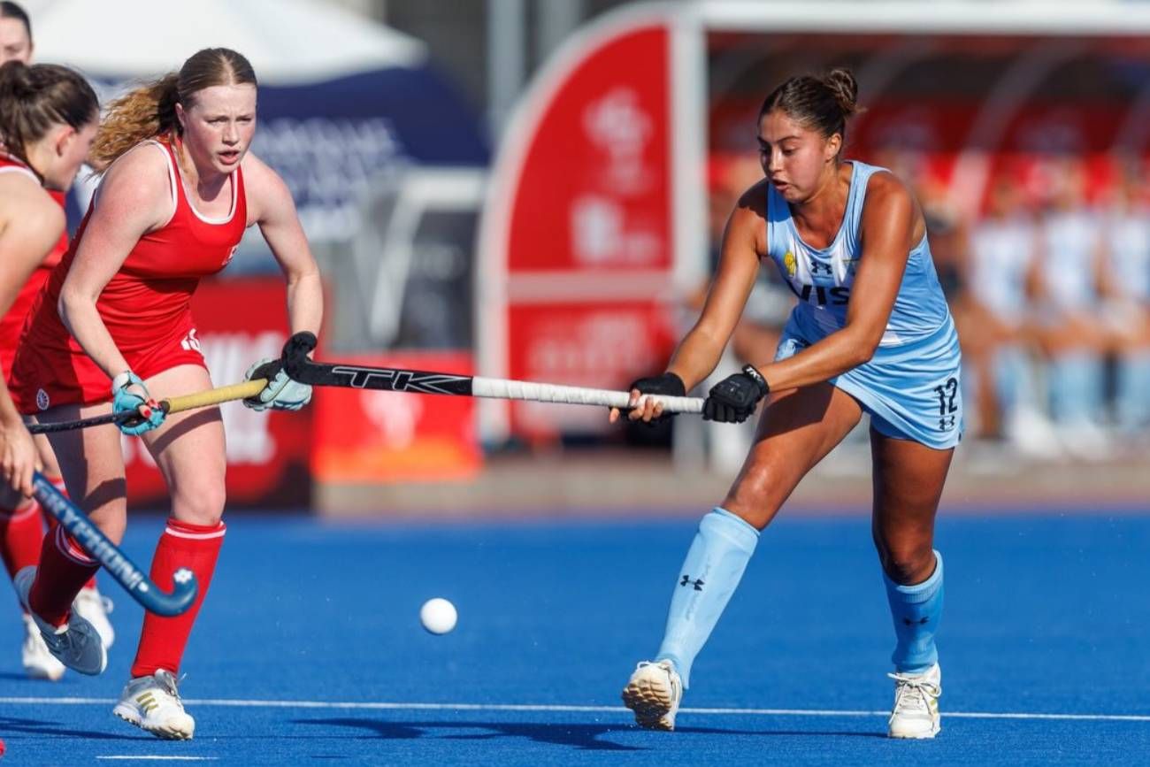 Las Leoncitas golearon a Canadá por 8-1 en la segunda fecha de la Copa Panamericana Junior. 