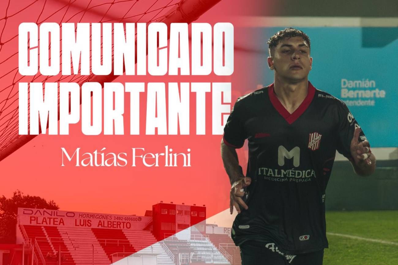 Matías Ferlini, jugador de 9 de Julio de Rafaela.