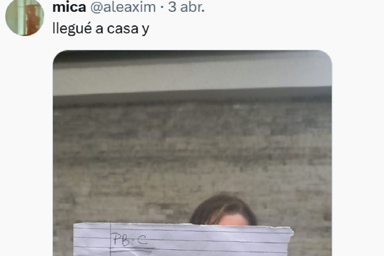 Lo publicó en X.