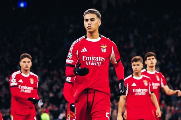 Enzo Barrenechea, jugador del Benfica.