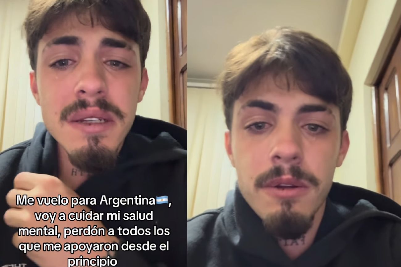 Lloró por las críticas.