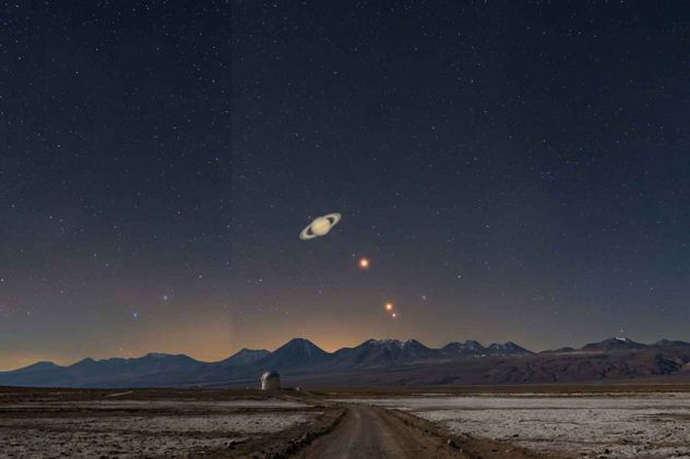 En 2026, abril prepara otro gran fenómeno astronómico. Una alineación planetaria, también conocido como desfile de planetas. 