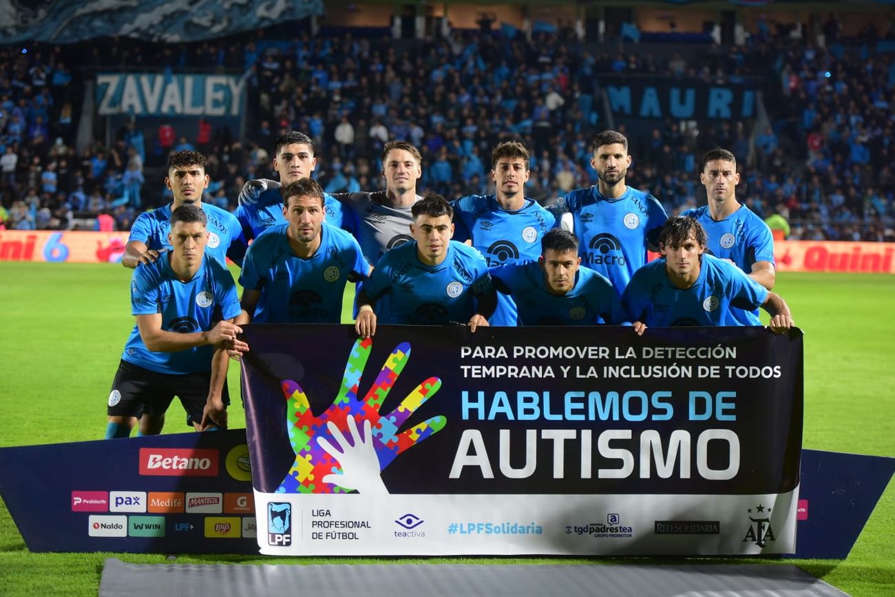 Belgrano vs Aldosivi por el Torneo Apertura.