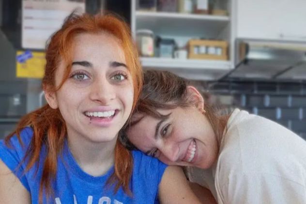 Luli González junto a Marti Benza.