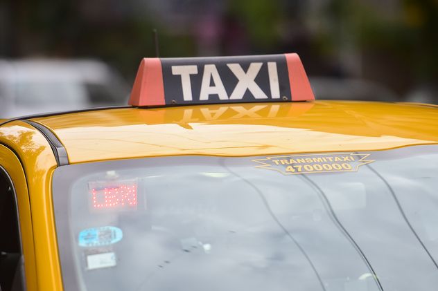 Taxis en la ciudad de Córdoba.