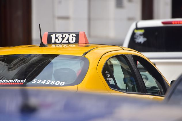 Taxis en la ciudad de Córdoba. 