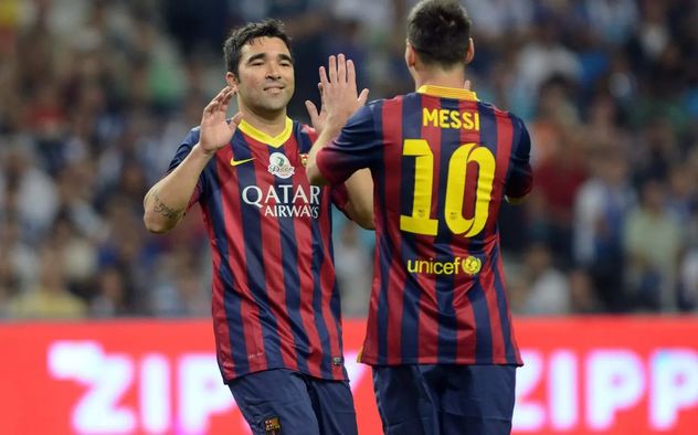 Deco y Messi.