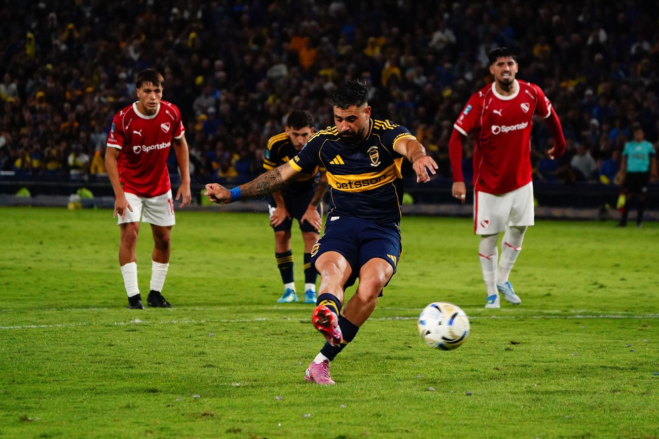 Boca vs. Independiente, en la Bombonera.