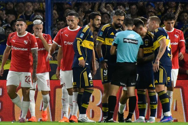 Boca vs. Independiente, en la Bombonera.