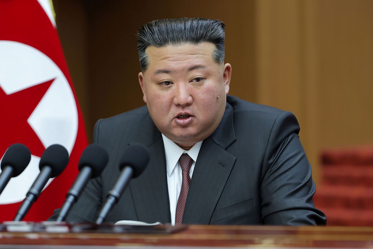 El líder norcoreano Kim Jong-un. (Korean Central News Agency/Korea News Service vía AP)

