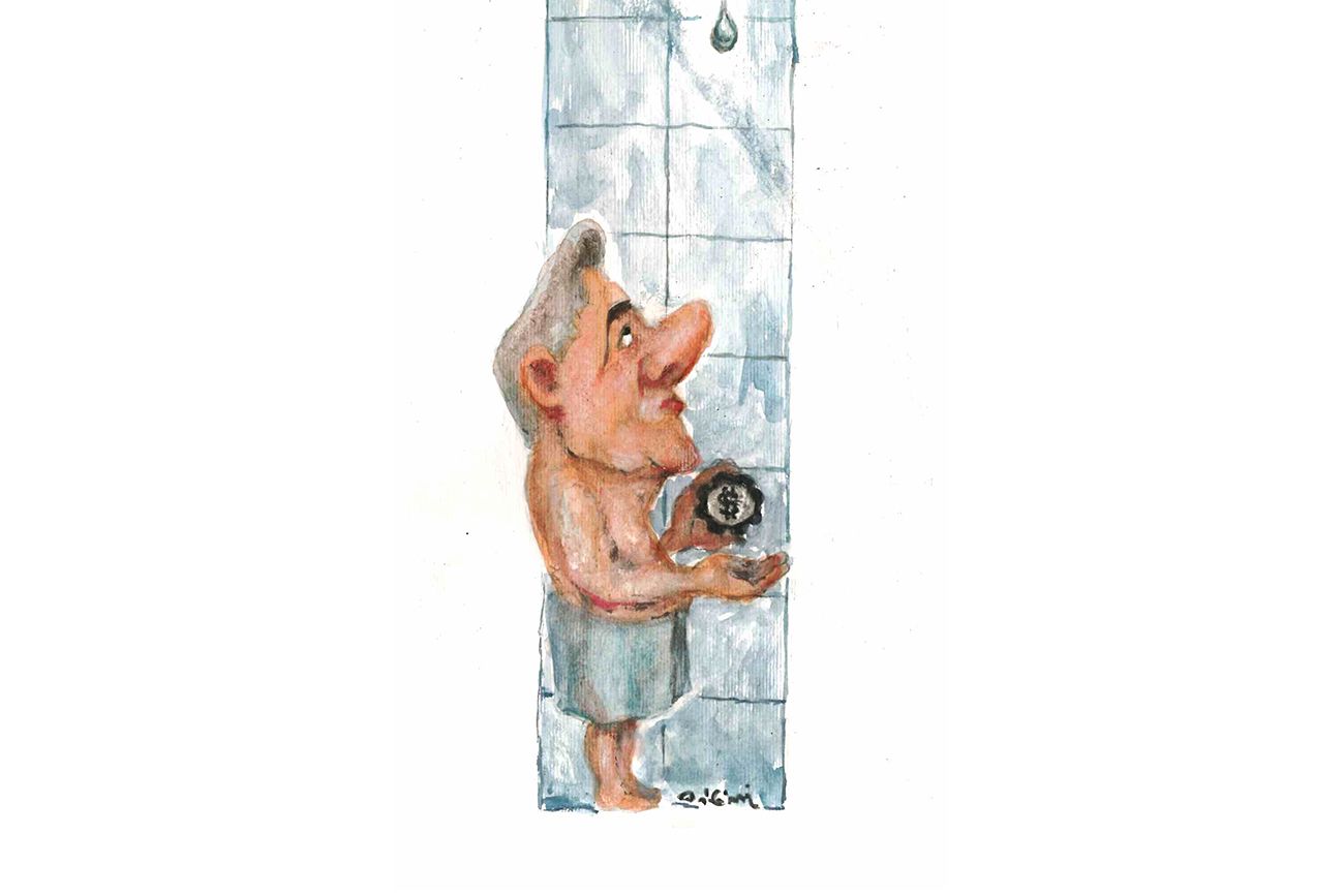 Panorama provincial, ilustración de Juan Delfini. 