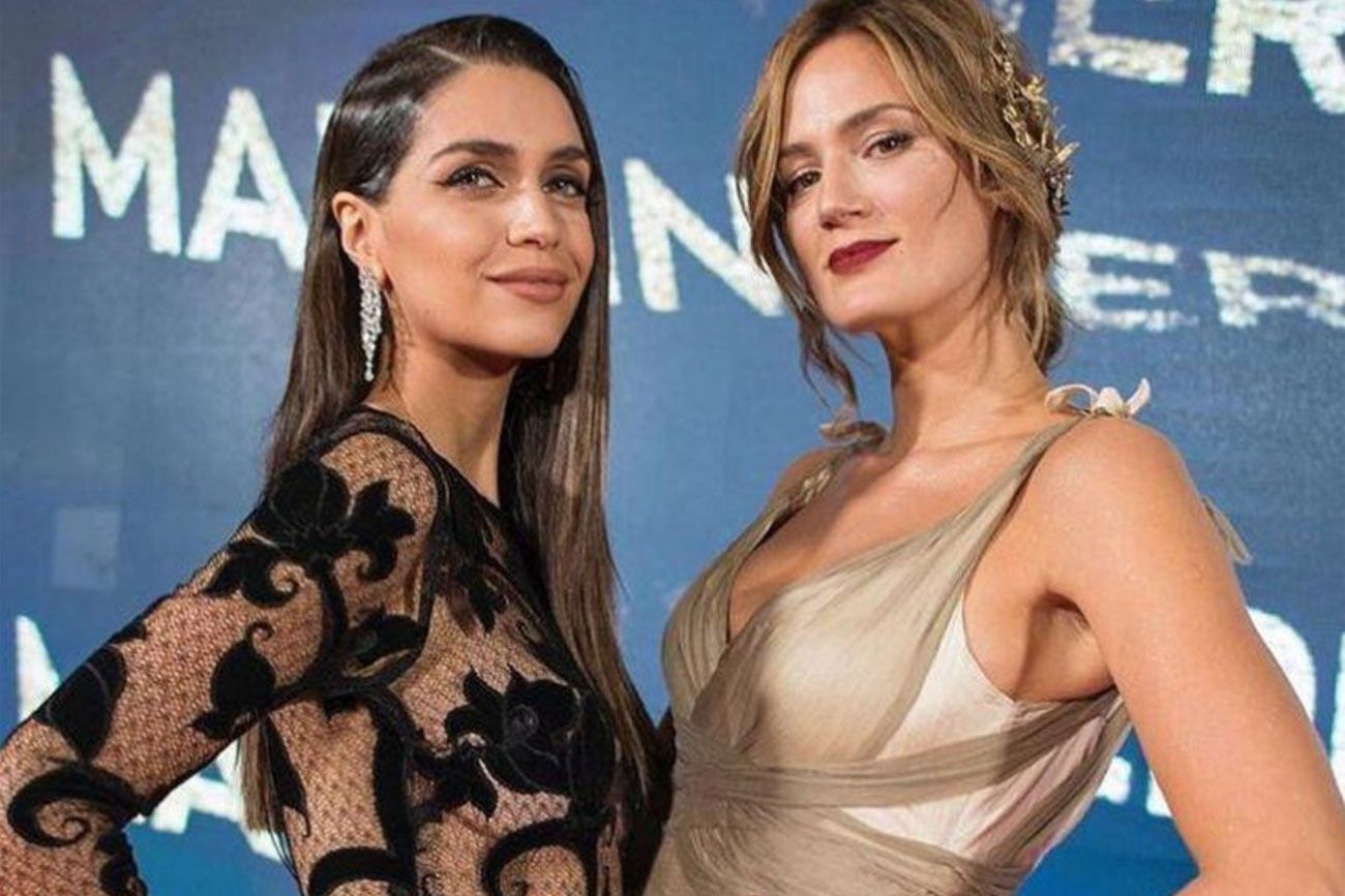 Zaira Nara y Paula Chaves. Foto: web.