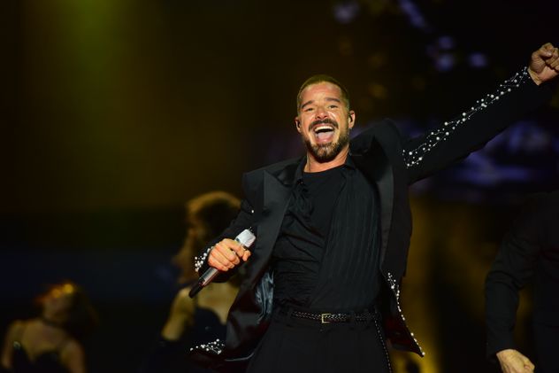 Ricky Martin en su show en Córdoba en el Kempes. 