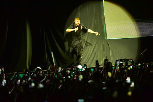 Ricky Martin en su show en Córdoba en el Kempes. 