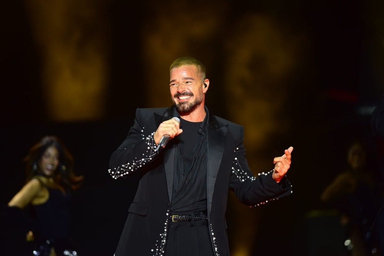 Ricky Martin en el Estadio Kempes.