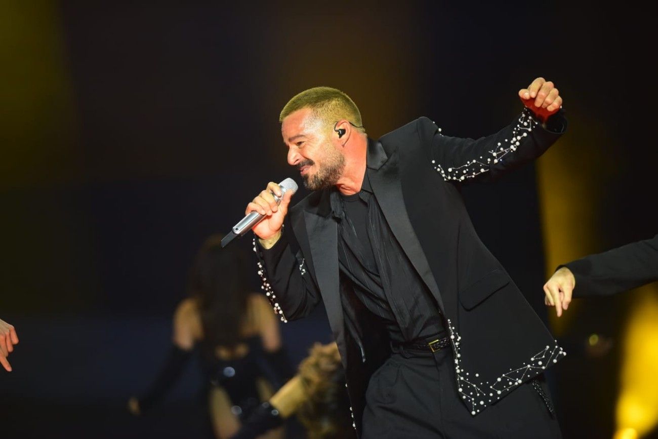 Ricky Martin en el Estadio Kempes.