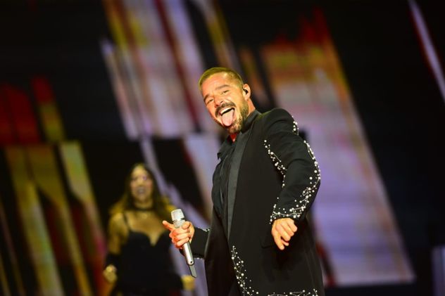 Ricky Martin en el Estadio Kempes.