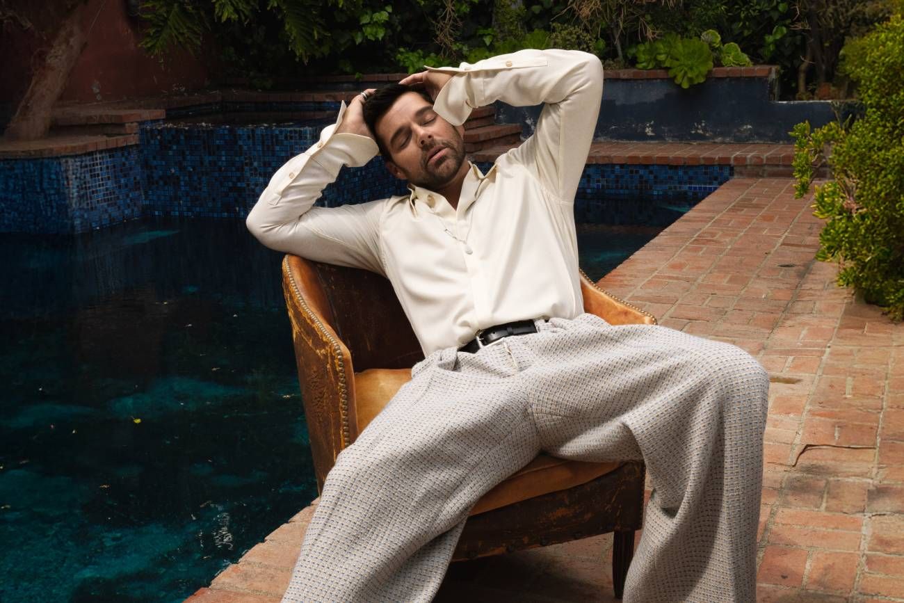 Ricky Martin, bien descansado para el show de este domingo en el estadio Mario Alberto Kempes. (Gentileza Jvdas Berra)