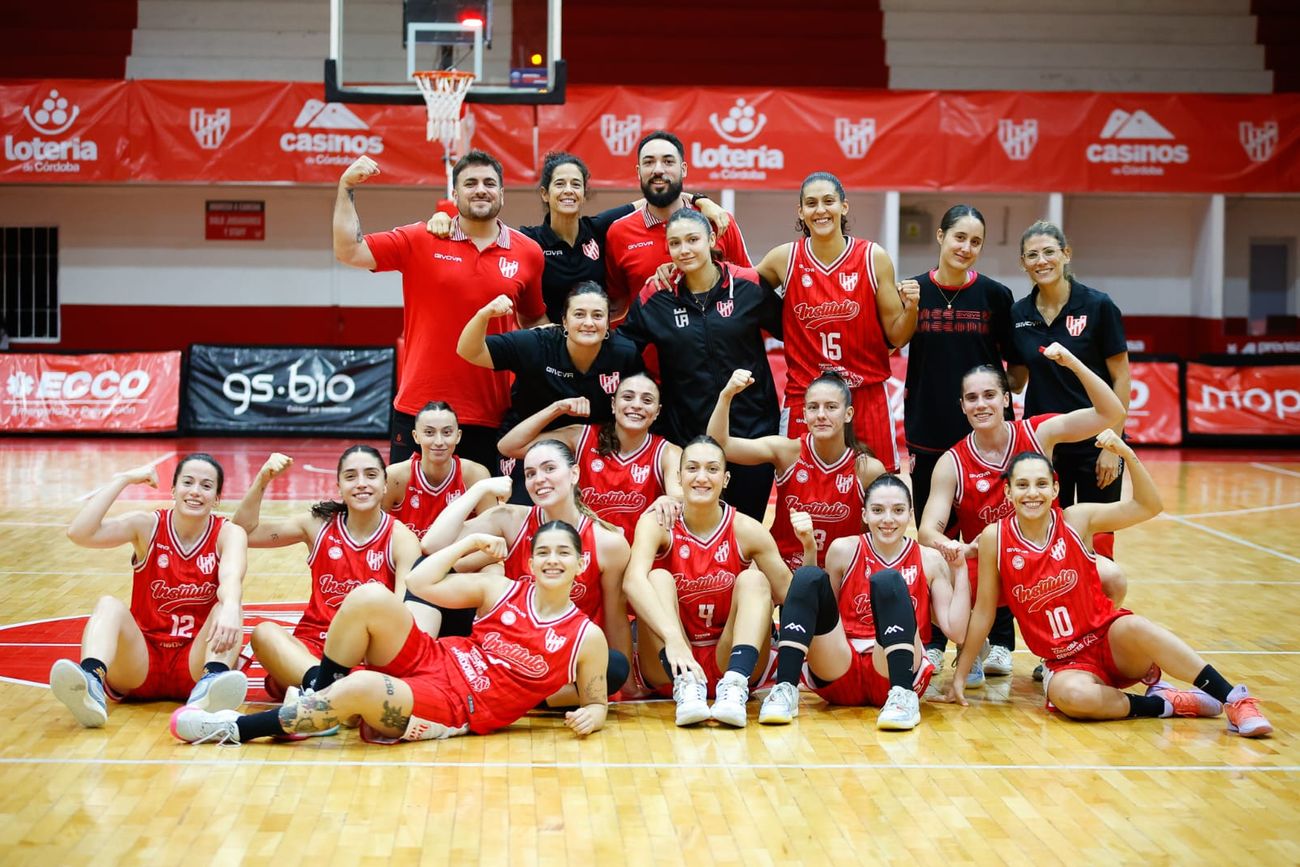 Instituto superó en octavos de final a Gorriones de Río Cuarto y espera rival en los cuartos de la Liga Femenina Nacional. (Prensa Instituto)