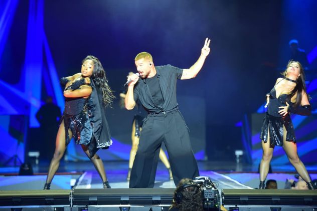 Ricky Martin en el Estadio Kempes.
