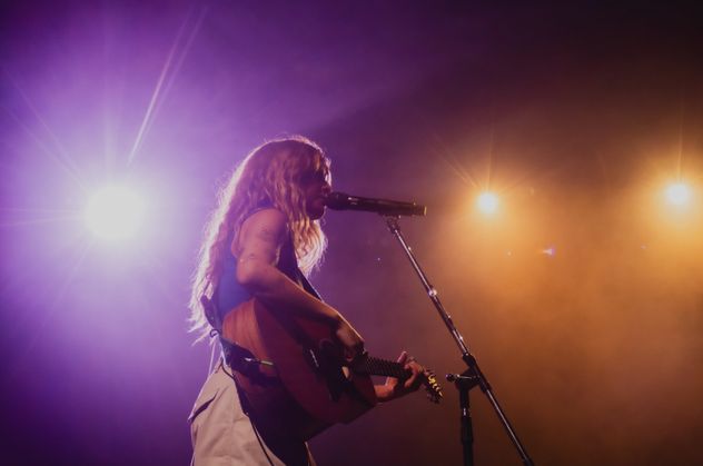 Florencia Gamba, en el concierto de Jorge Drexler en Quality Arena. (Gentileza Andrea Zana)