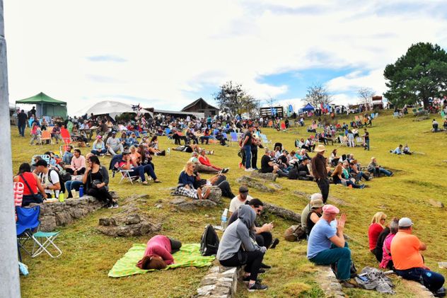 Fiesta Nacional de la Comida al Disco de Arado, en Villa Yacanto. 