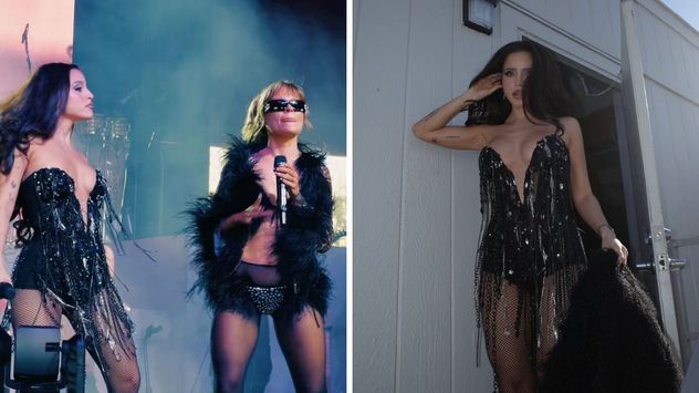 El contraste entre el maquillaje cargado y los labios nude logró un equilibrio sofisticado y moderno.