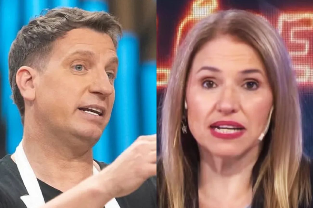 Maxi López y Fernanda Iglesias, enfrentados.