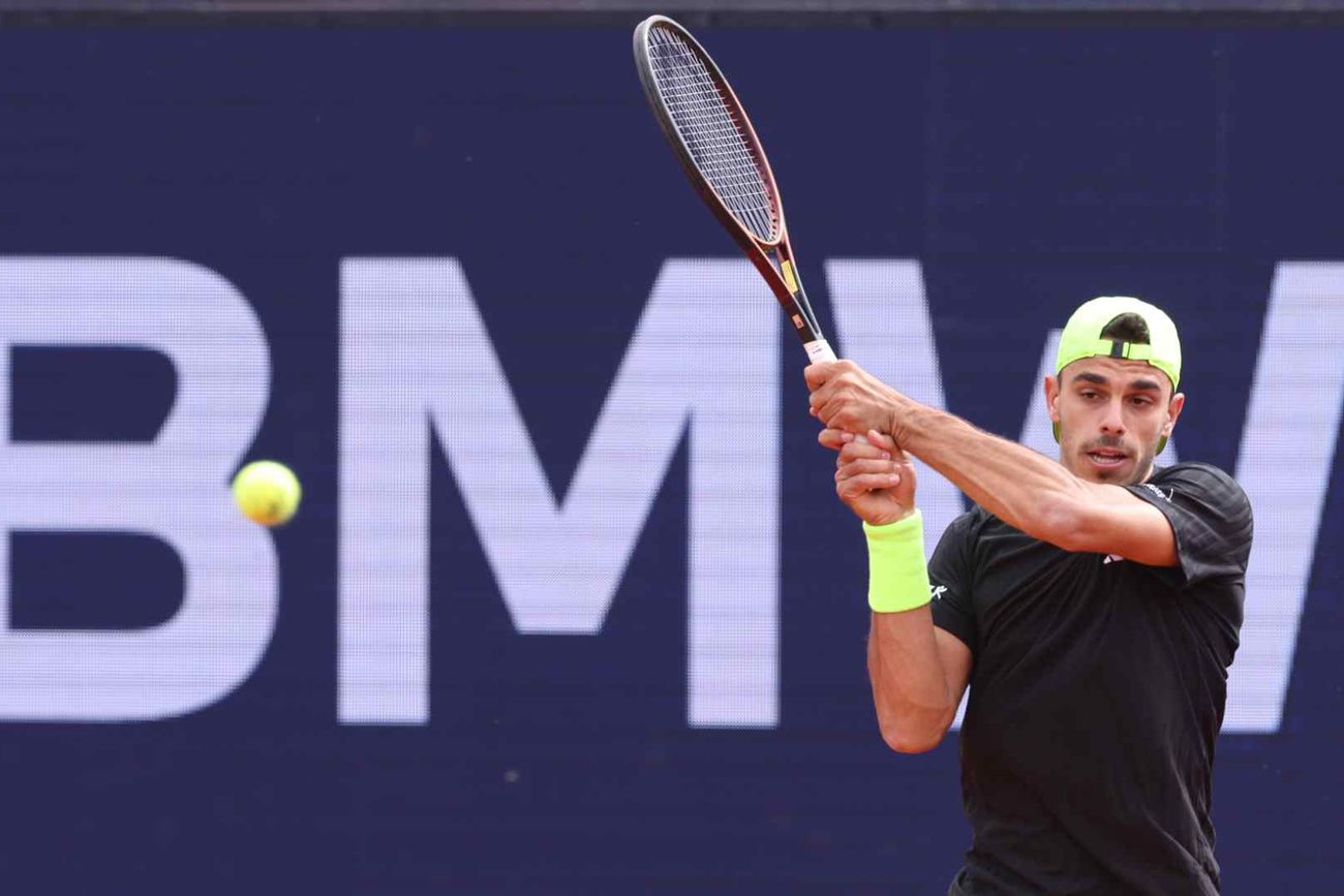 Francisco Cerúndolo avanzó a los octavos de final en Múnich al vencer al indio Sumit Nagal. (ATP Múnich)