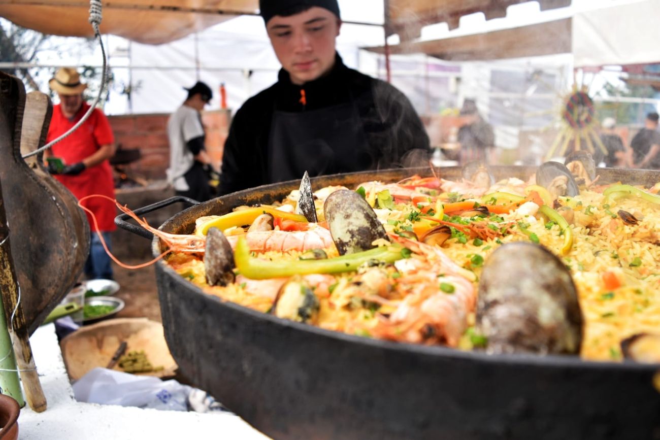 Fiesta de las Comidas al Disco de Arado, en Villa Yacanto.