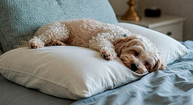 Por qué los perros duermen en tu almohada: qué significa este hábito, según la psicología.