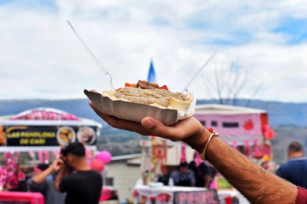 Fiesta Nacional de las Comidas al Disco de Arado, en Villa Yacanto. 