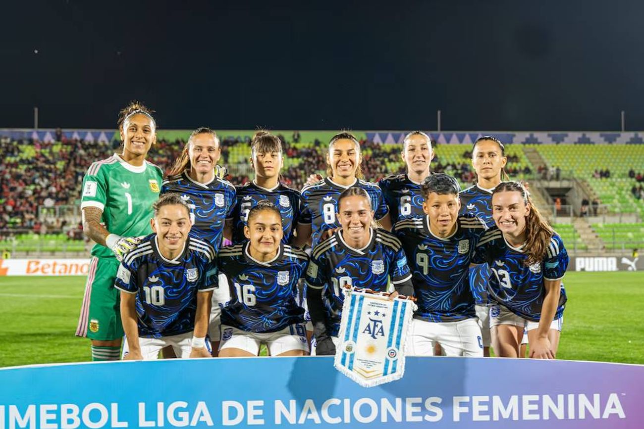 La selección femenina.