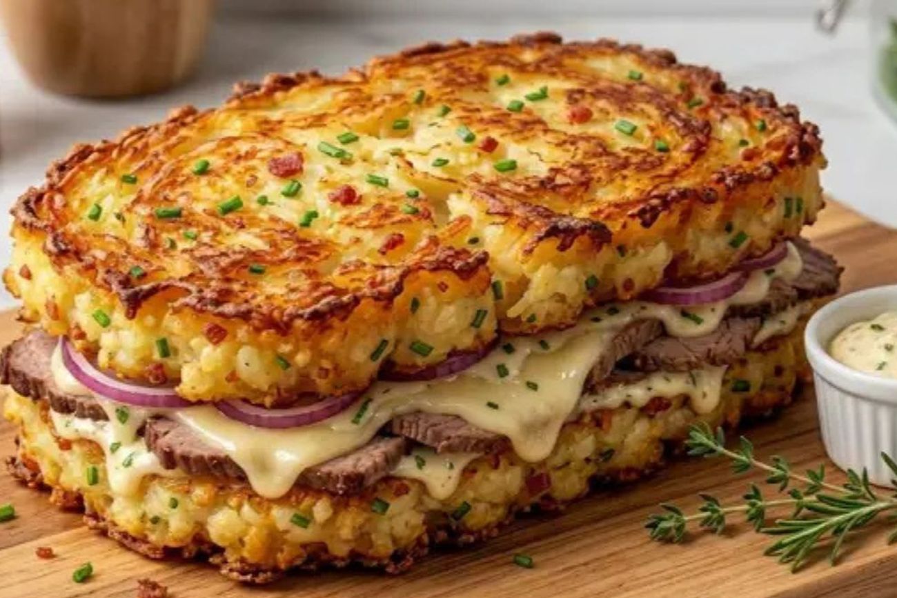 El sándwich de papa es una opción sin harinas que combina practicidad y sabor en pocos pasos.