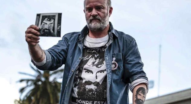 Sergio Maldonado, hermano de Santiago Maldonado, muerto en 2017 trasun operativo de la Gendarmería.