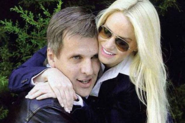 Luciana Salazar junto a Martín Redrado cuando aún eran pareja.