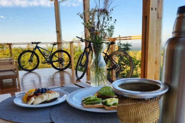 Desayuno en El Pedregal.