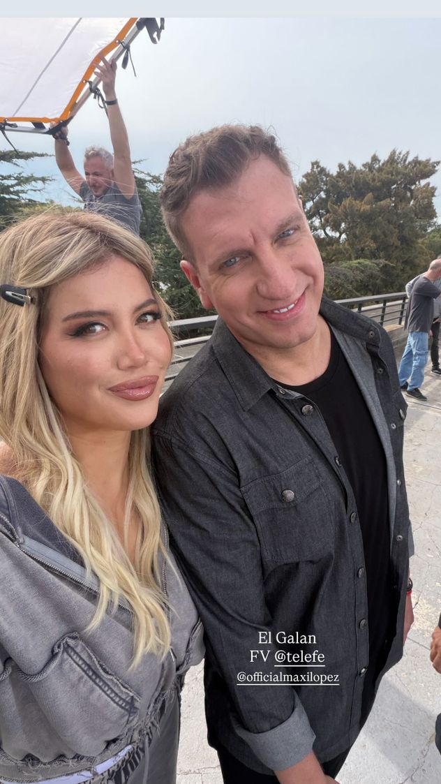 Wanda Nara y Maxi López, protagonistas de Triángulo amoroso.