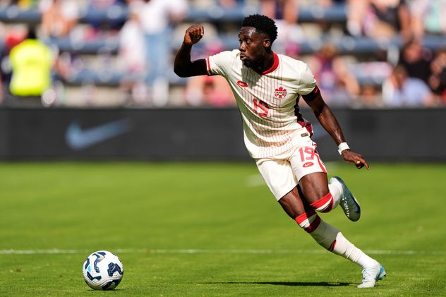 Alphonso Davies, defensor del seleccionado de Canadá.