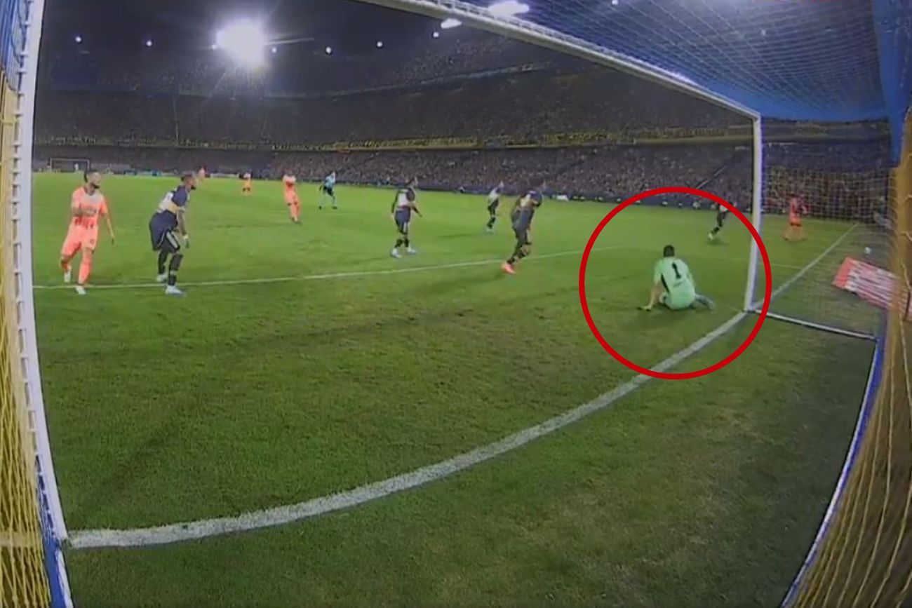 Lesión de Marchesín en Boca.