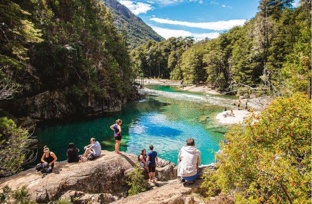 El cajón del Azul, El Bolsón, Rio Negro.