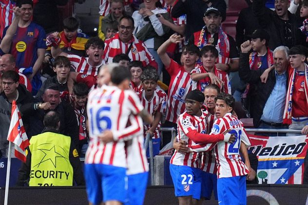 Atlético de Madrid vs. Barcelona, por los cuartos de final de la Champions League.