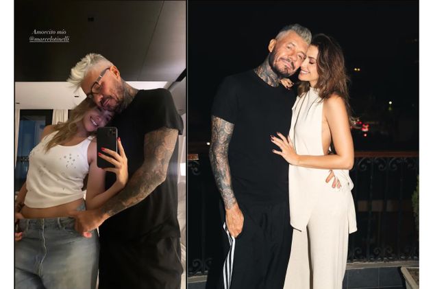 Milett Figueroa y Marcelo Tinelli cuando aún eran pareja.